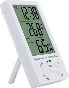 TA 308 Электронный термометр часами   WHDZ